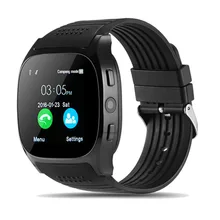 Дешевые 2018 Новые Bluetooth Смарт часы спортивные часы Поддержка sim-карта TF LBS расположение fm Радио с 0.3mp Камера шагомер для android