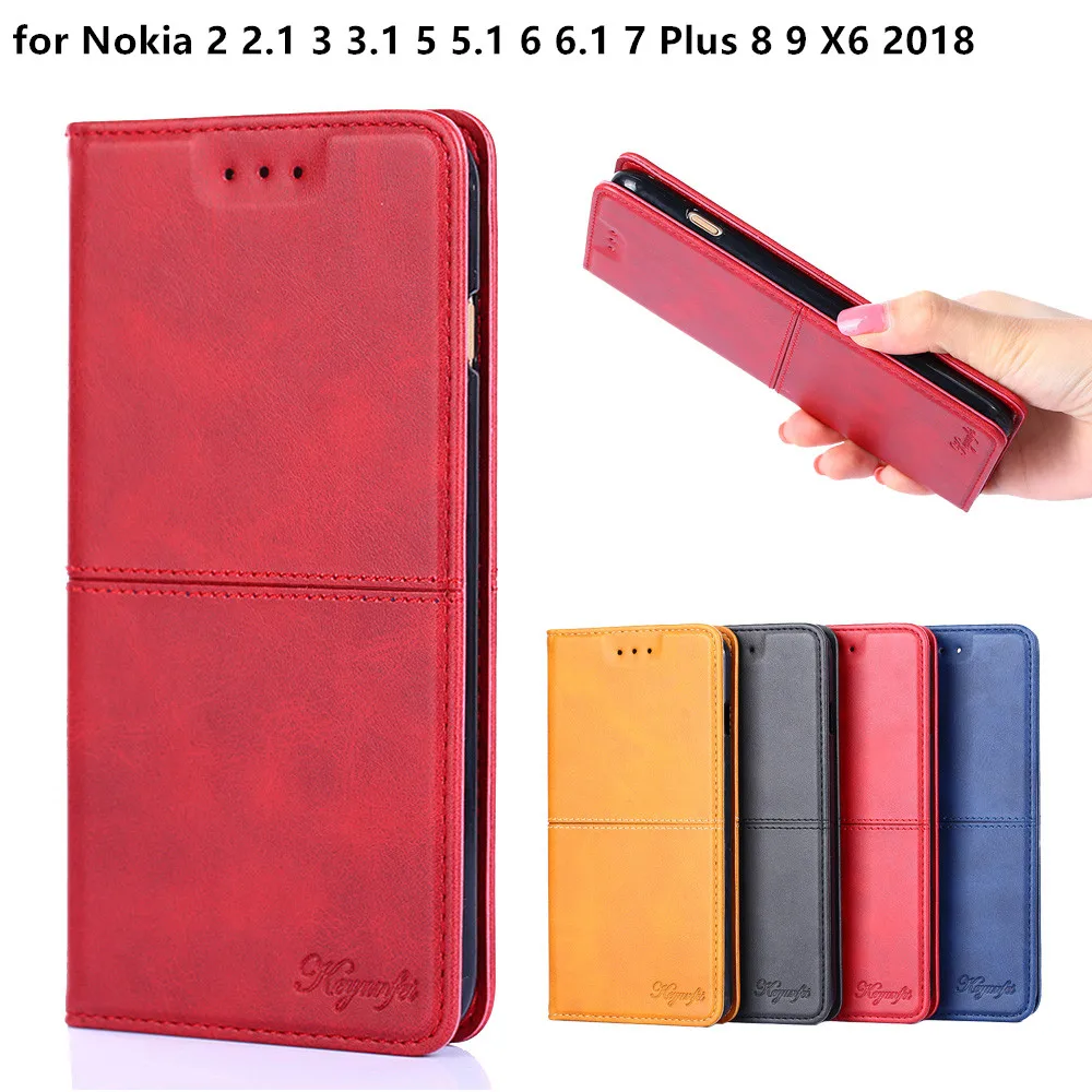 

Case for Nokia 2 2.1 3 3.1 3.2 4.2 5 5.1 6 6.1 7 Plus 8 8.1 9 Pureview 1 Plus coque Leather Flip cove magnets Wallet fundas