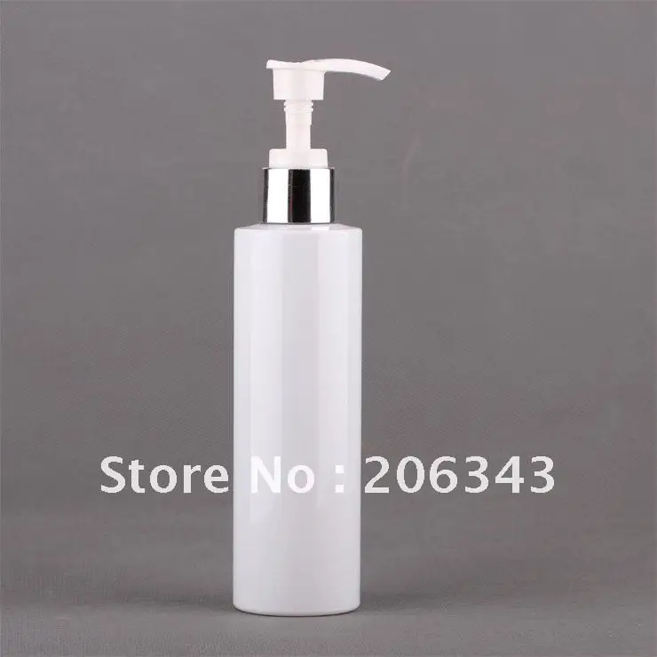 Download 190ML white PET lotion bottle or shampoo bottle with press ... Yellowimages Mockups