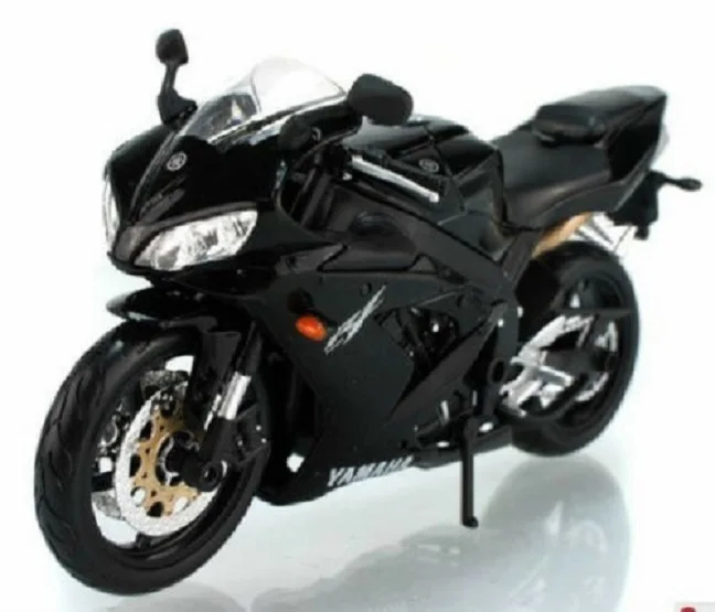 MAISTO 1:12 Yamaha YZF R1 черный мотоцикл велосипед литья под давлением Модель в коробке