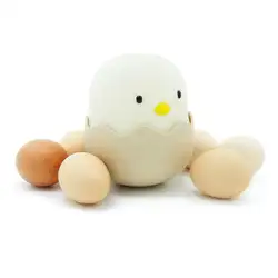 Модное милое мультяшное куриное яйцо тумблер сенсорный СВЕТОДИОДНЫЙ Ночник детская комната прикроватная лампа