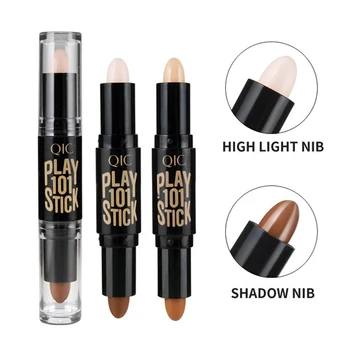 

Double-ended Brand Women Waterproof Bronzer Makeup Stick Whitening Face Brightener Highlighter Bronzer Countour 3D Pens