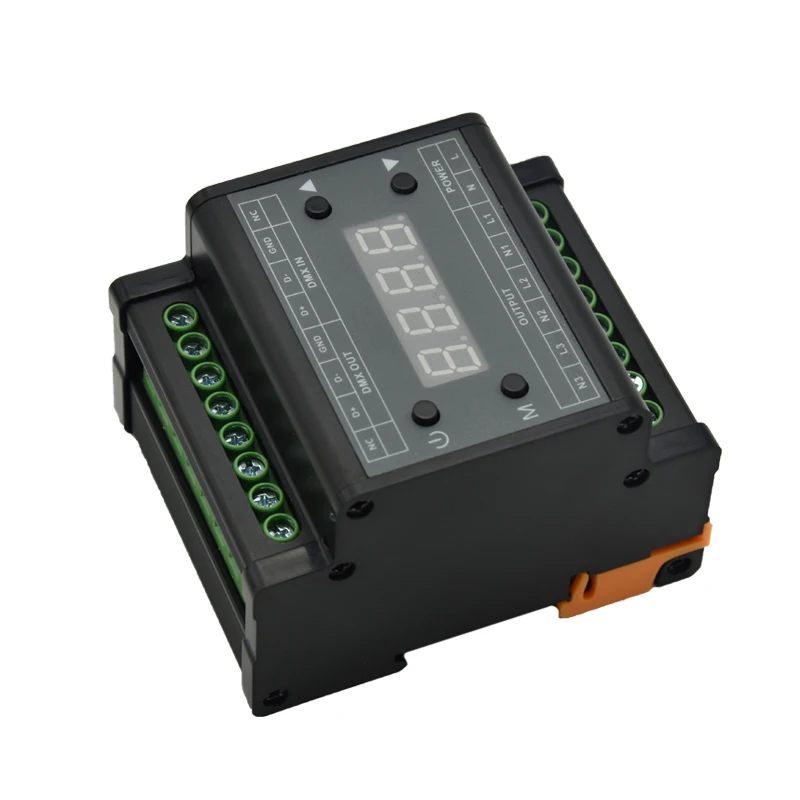 Новые светодиодные симистор DMX диммер контроллер AC 90 240V Высокая Напряжение 1A 3