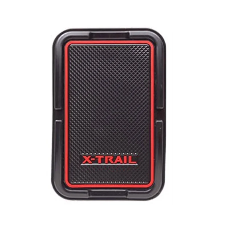 Для Nissan X-Trail T32 противоскользящие резиновые чашки Подушки двери Коврики Rogue X Trail телефон Автомобильный держатель для укладки Стикеры - Название цвета: phone holder red