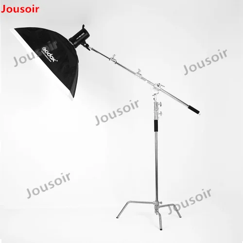 Stainless-Steel-115-236cm-45-93-Studio-Photo-Telescopic-Boom-Arm-Top-Light-for-Pro-Studio (2)