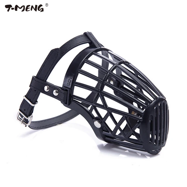 T-MENG Cane di Animale Domestico di Mussle Maschera Regolabile Bark Bite Maglia T-MENG Cane di Animale Domestico di Mussle Maschera Regolabile Bark Bite Maglia