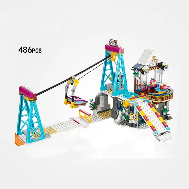 Hot my good friends girls club holiday Snow Resort Ski Lift building block mia Olivia figures bricks 41324 toys for kids gifts