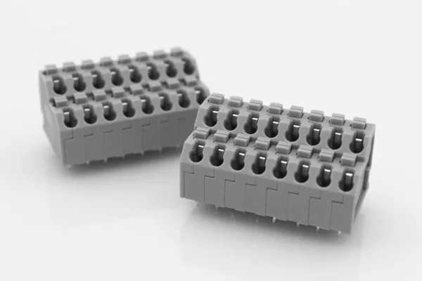 

Free shipping FS1.5 spring terminal block 5.0MM double connector DG250T copper good quality