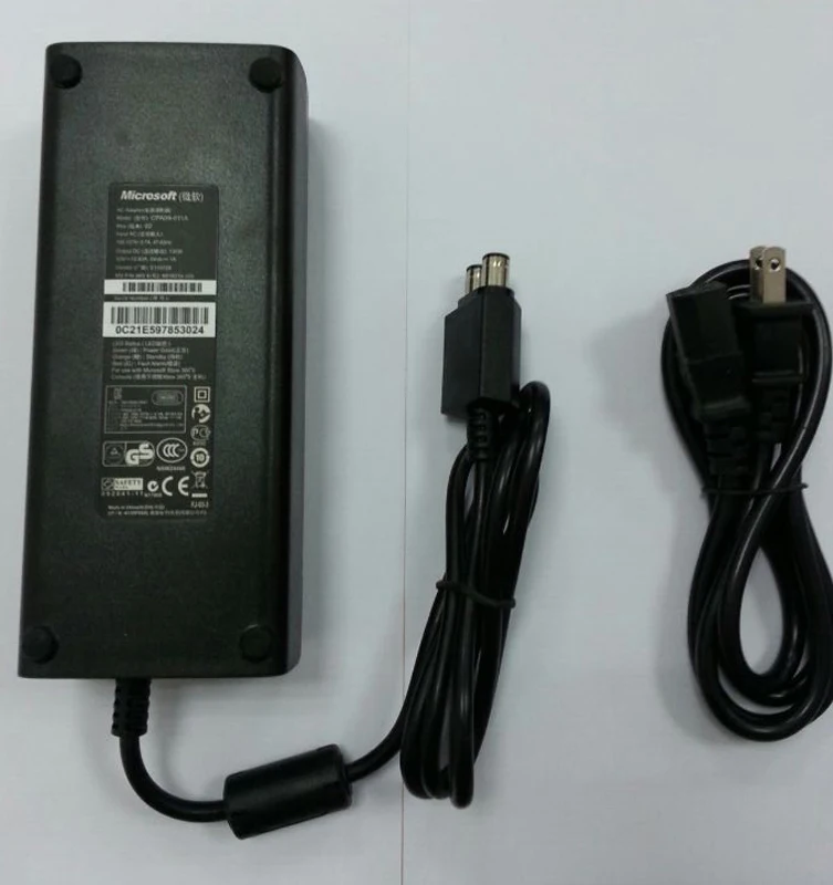 Original Silm POWER ADAPTOR for xbox360 xbox 360 AC adapter supply with