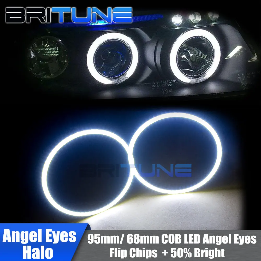 Britune светодиодные ангельские глазки DRL модифицированные для 2 5 WST/3 0 Hella 3R G5/Koito Q5