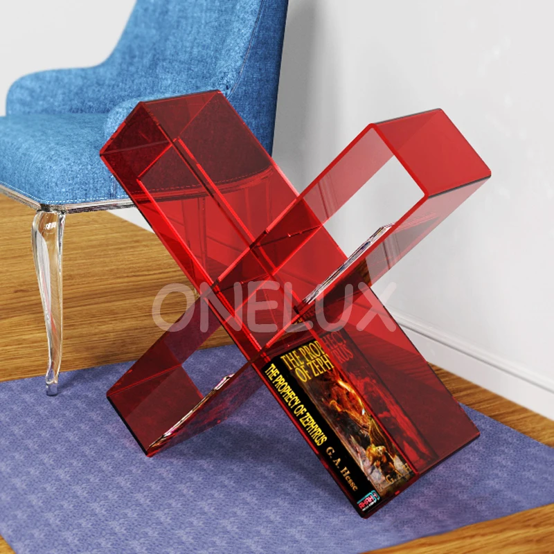 (دينار معبأة) x-الشكل أكريليك 5 شبكة معرض ، مجلة سيت/صحيفة/كتيب تخزين الرف