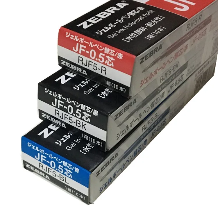 10x Zebra Sarasa 0 5 мм гелевые ручки роллеры JJ15 или заправки JF 0.5 выдвижные Ассорти Janpan