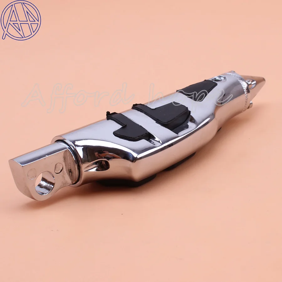 ミー 1pair Spike Pegs Unique Stiletto Footrest Chroming Footpegs Pedal