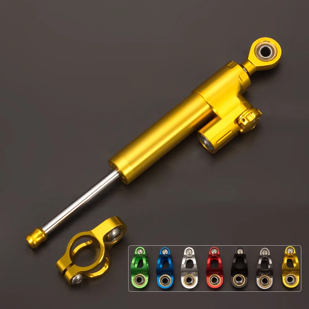CNC Universal Motorcycle Steering Dampers Stabilizer For Suzuki GSXR