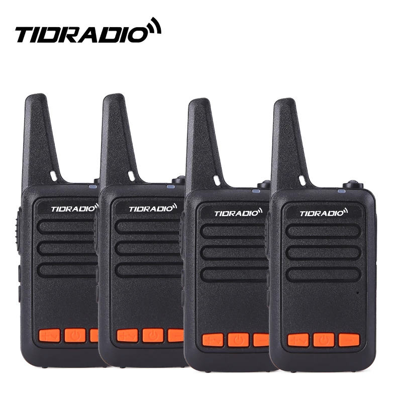 4 шт./компл. TIDRADIO мини иди и болтай Walkie Talkie для детей TD-M9 UHF 400-480 МГц 16 каналов с VOX Функция для детей мини CB радио