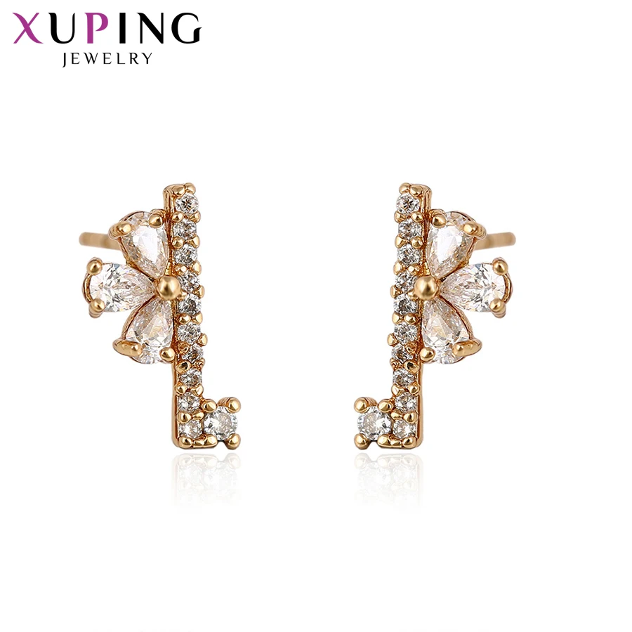 

Xuping Fashion Simple Earrings New Design Gold Color Plated Jewelry for Women Christmas Day Gift S52,3-93168