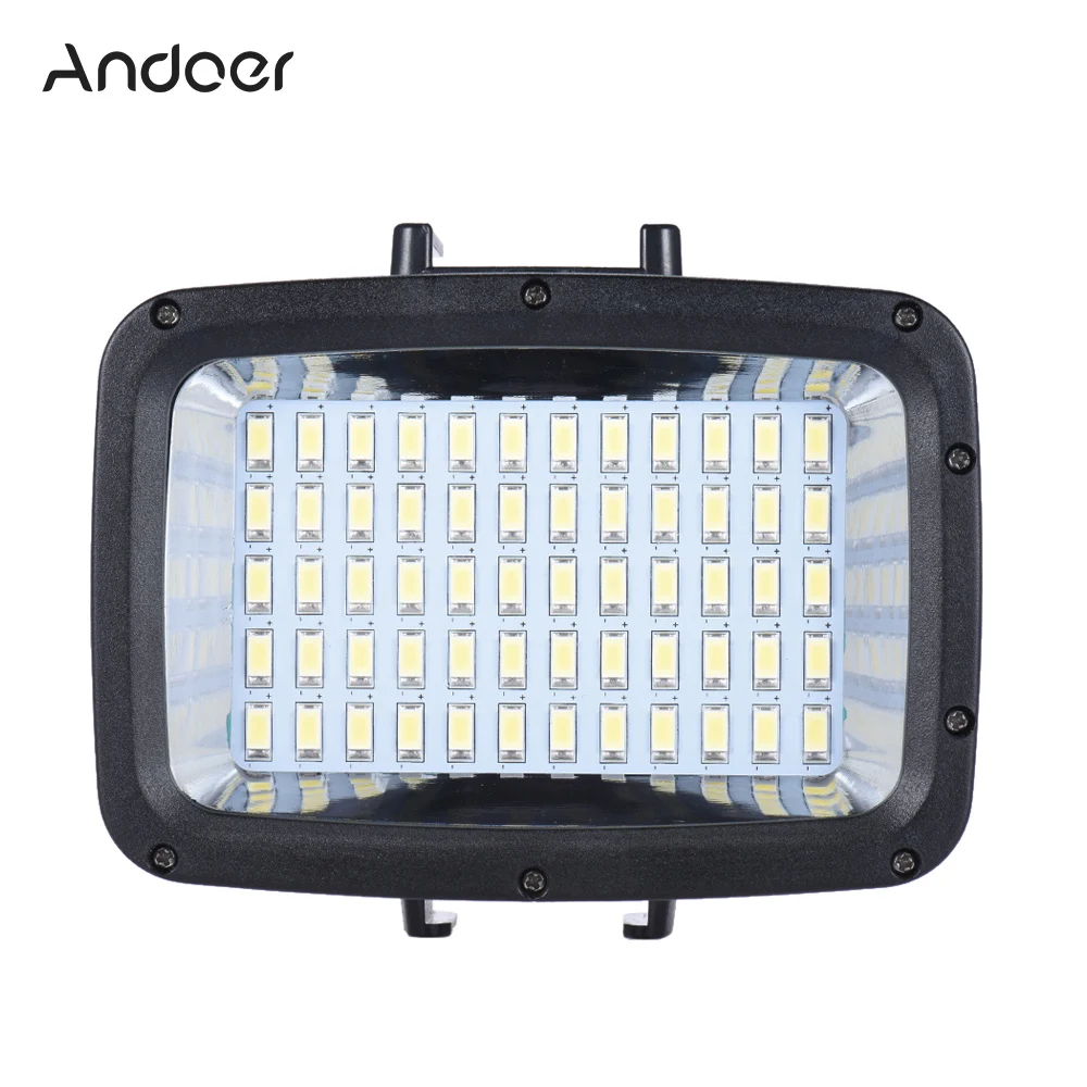 Andoer Ultra Bright 1800LM 3 Modes Waterproof Fill-in Light Video Studio Photo for GoPro Hero Xiaomi Canon Nikon Sony | Электроника