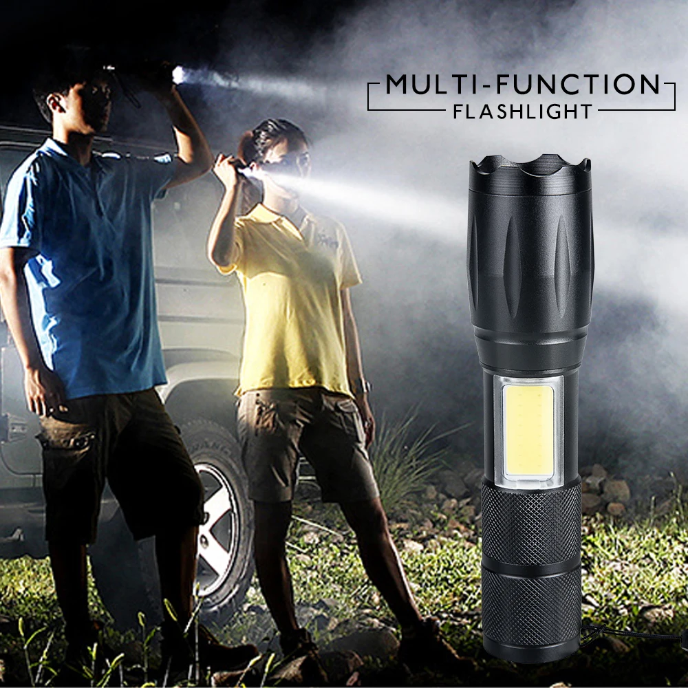 18650 Battery 4 Modes LED Flashlight Linterna Torch High Lumens Waterproof Multifunctional Outdoor Camping Night Lighting (12)