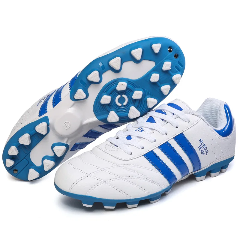 

soccer shoes Fall 2018 new leather football shoes with long nails and broken nails, outdoor skid-proof training men's shoes