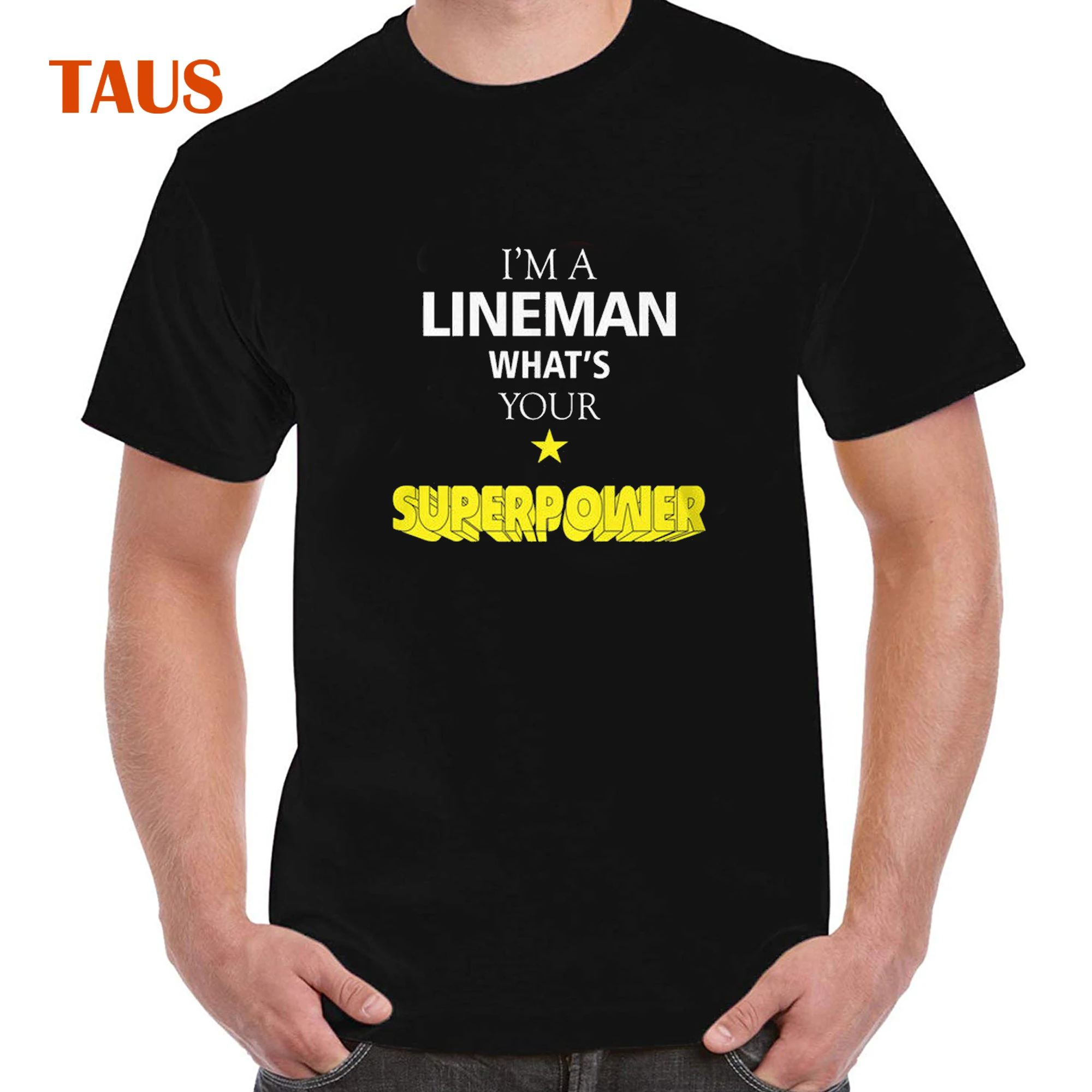 Cool Lineman - I'm A What's Your Superpower Stylisches T-Shirt (S-3XL) | Мужская одежда