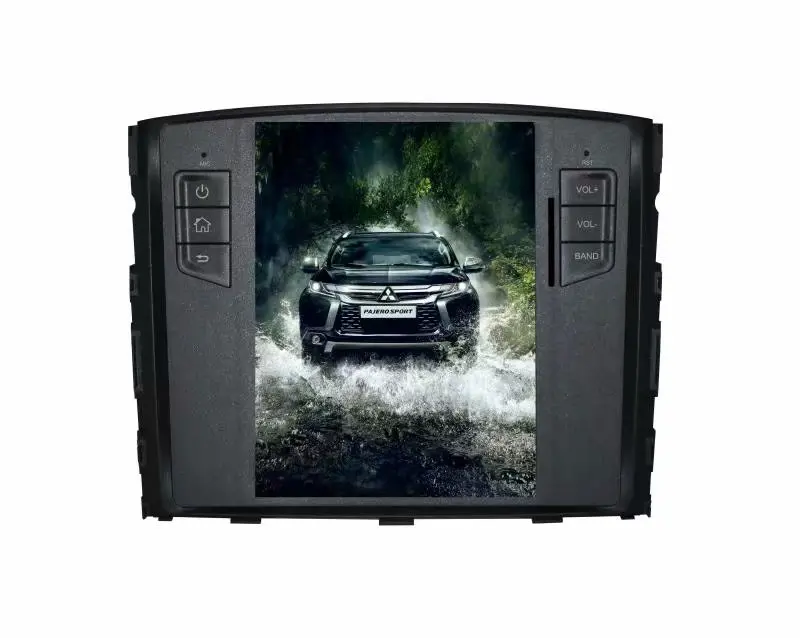 Tesla стиль android 7,12 автомобильный dvd-плеер для MITSUBISHI PAJERO V97 V93 Montero 2009- Автомобильный Аудио Стерео Авторадио wifi USB