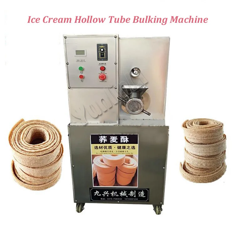 

Electric Flour Snack Maker Flour Puffing Machine Flour Extrusion Ice Cream Cone Making Machine Similar to Rice Extruder