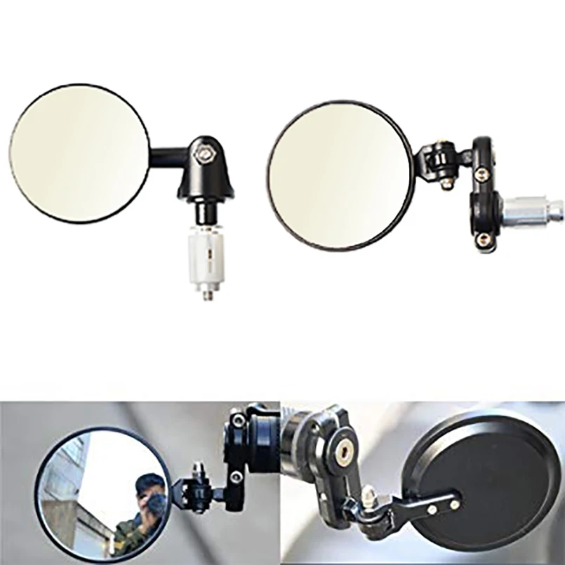 Motorbike Handlebar Ends Motorcycle Rearview Side Mirror For Honda dio