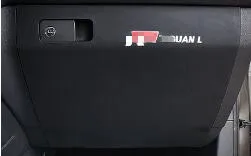 

Car styling car accessories Storage box decoration sticker for 17-18 Tiguan L Glove box anti kick mat free shipping
