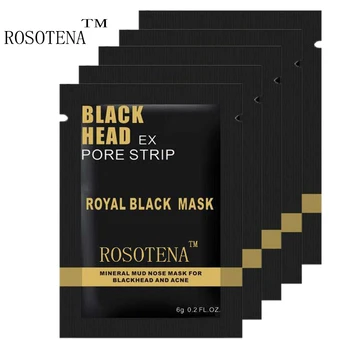 

ROSOTENA 6g Face Care Black Head Face Mask Facial Blackhead Remover Nose Acne Deep Cleansing Mineral Mud EX Pore Strips