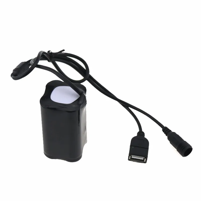 Clearance USB+DC Port Bike Light 6400mAh 4x 18650 Battery Pack 8.4V for SolarStorm X2 X3 T6 Lamps + 8.4V Battery Charger 1 Clearance USB+DC Port Bike Light 6400mAh 4x 18650 Battery Pack 8.4V for SolarStorm X2 X3 T6 Lamps + 8.4V Battery Charger 1