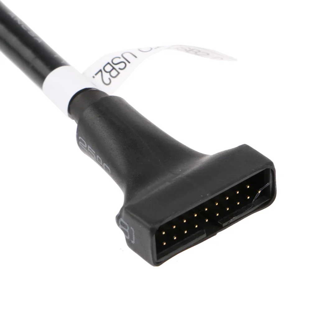 15 см черный 19Pin USB 3,0 мужчина к 9Pin USB2.0 женский кабель адаптер конвертер