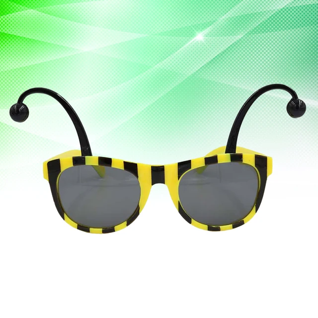 Funny Dance Party Makeup Glasses Bee Antenna Eyeglasses for Masquerade Party