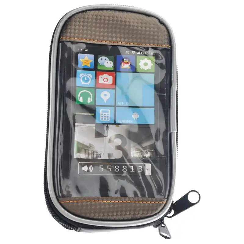 Best Portable Waterproof Bike Bicycle Handlebar Frame Front Tube Cellphone Bag Tools Bag for iPhone /Samsung /HTC 2
