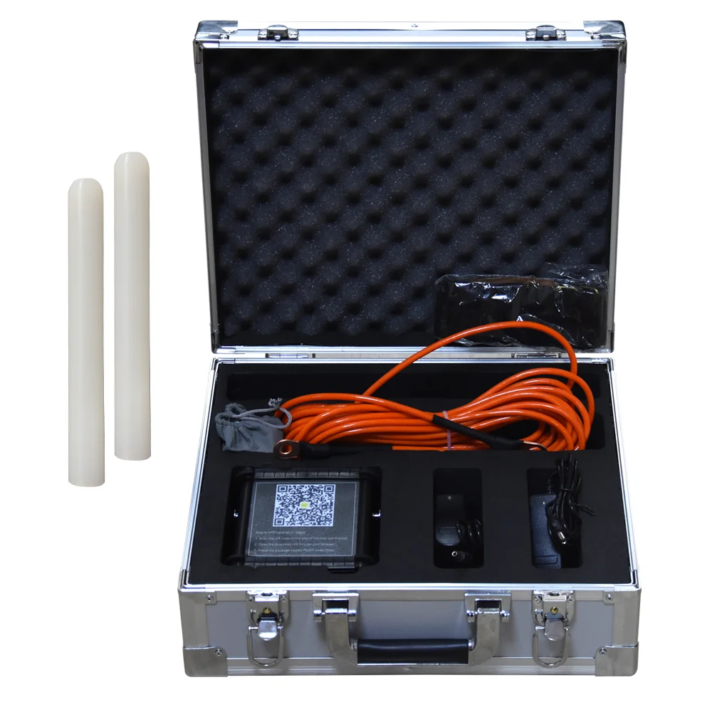 PQWT m100 mobile water detector for 100meters 0-100meters borehole drilling