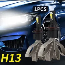 H13/9008 S7 лампочки Светодиодный фар высокого Мощность безопасности спереди лампа универсальные, автомобильные аксессуары светодиодный фонарь стайлинга автомобилей
