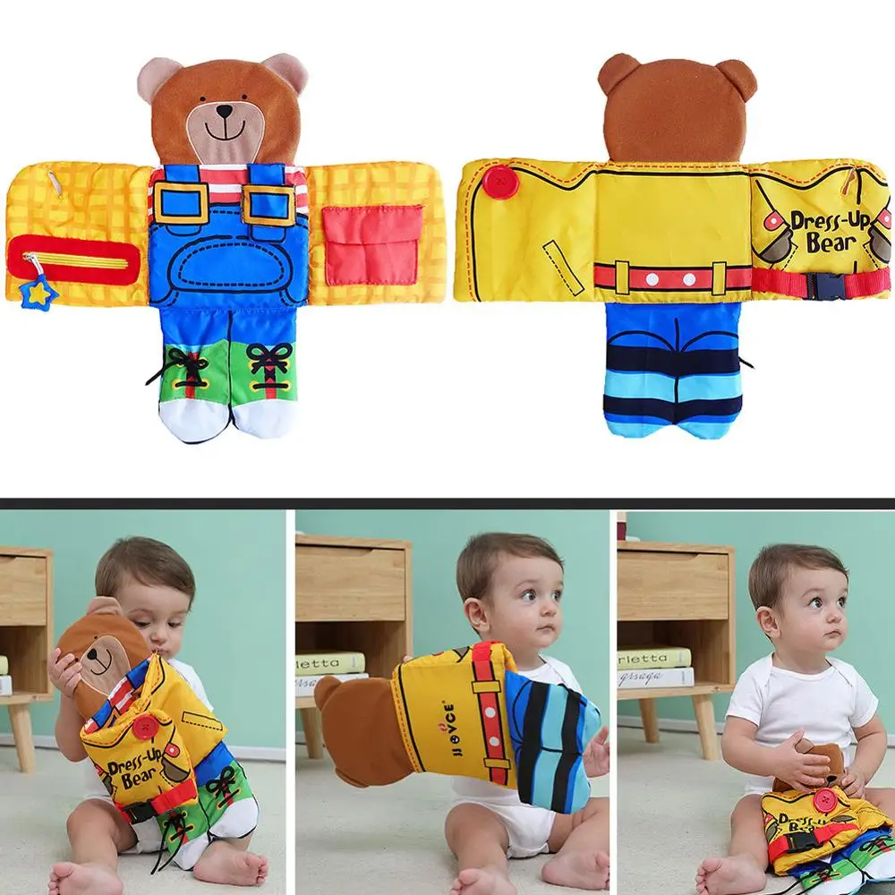 

Montessori It Is Good Baby Toys 0-12 Months Kids Children Stroller Cloth Book Early Learning Educational Montessori Toys