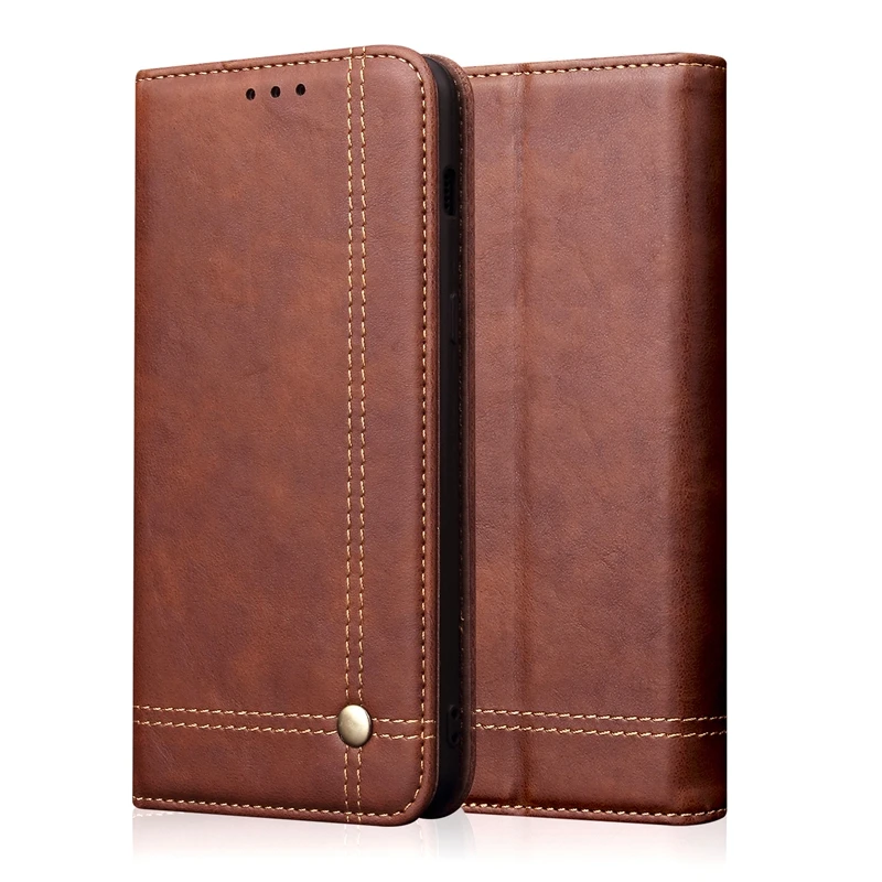 Leather Flip Wallet Case For Coque Samsung Galaxy A60 Flip Cover Phone Case For Etui Samsung A60 A 60 SM-A605F Wallet Book Case