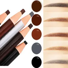 Серый 1 шт. водонепроницаемый Перманентный макияж бровей губ Дизайн бровей позиционирование губ Татуировки Ручка Карандаш инструмент