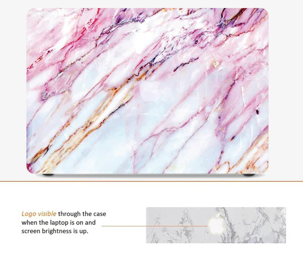 

Print Marble Pattern Protective Hard Shell Case Keyboard Cover Skin Set For 11 12 13 15" Apple Macbook Air Pro Retina Touch Bar