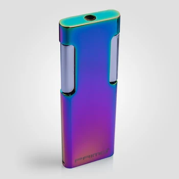 

5pcs/lot 2017 new metal windproof lighter gas lighter crative ultrathin multicolor lighter with gift box (Random color)