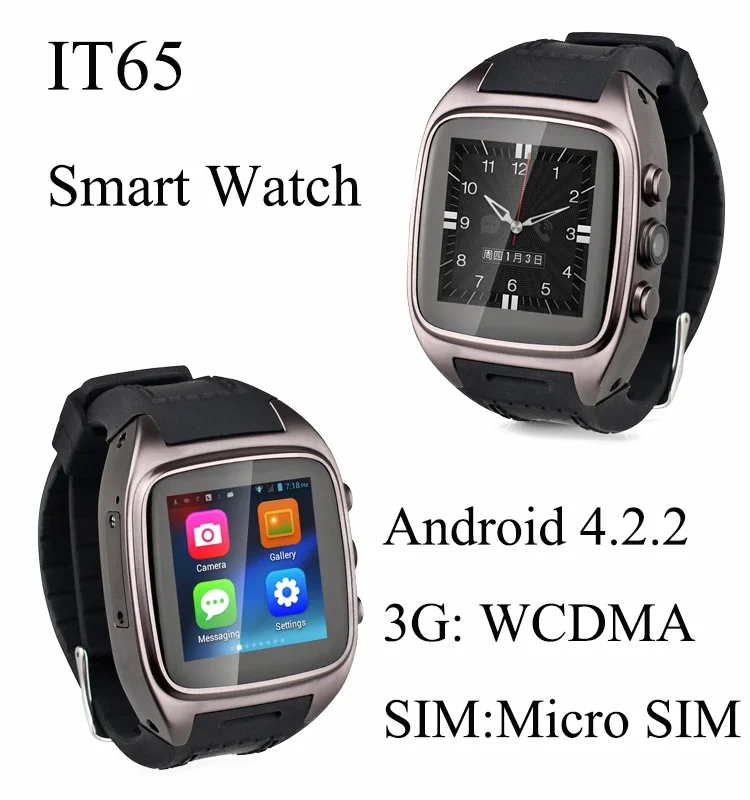 2015 Newest PW306 Android Smart Watch 1 54inch WristWatch with 5 0MP Camera WiFi GPS Bluetooth