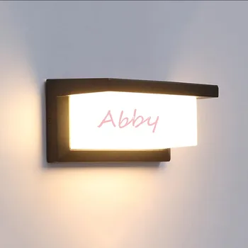 

Waterproof 10W Sconces Square Rectangle LED Wall Lamps AC85-265V Wall Light for Corridor Porch Villa Garden Yard Free Shipping