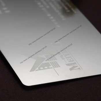 

Personalized quality stainless steel business metal card