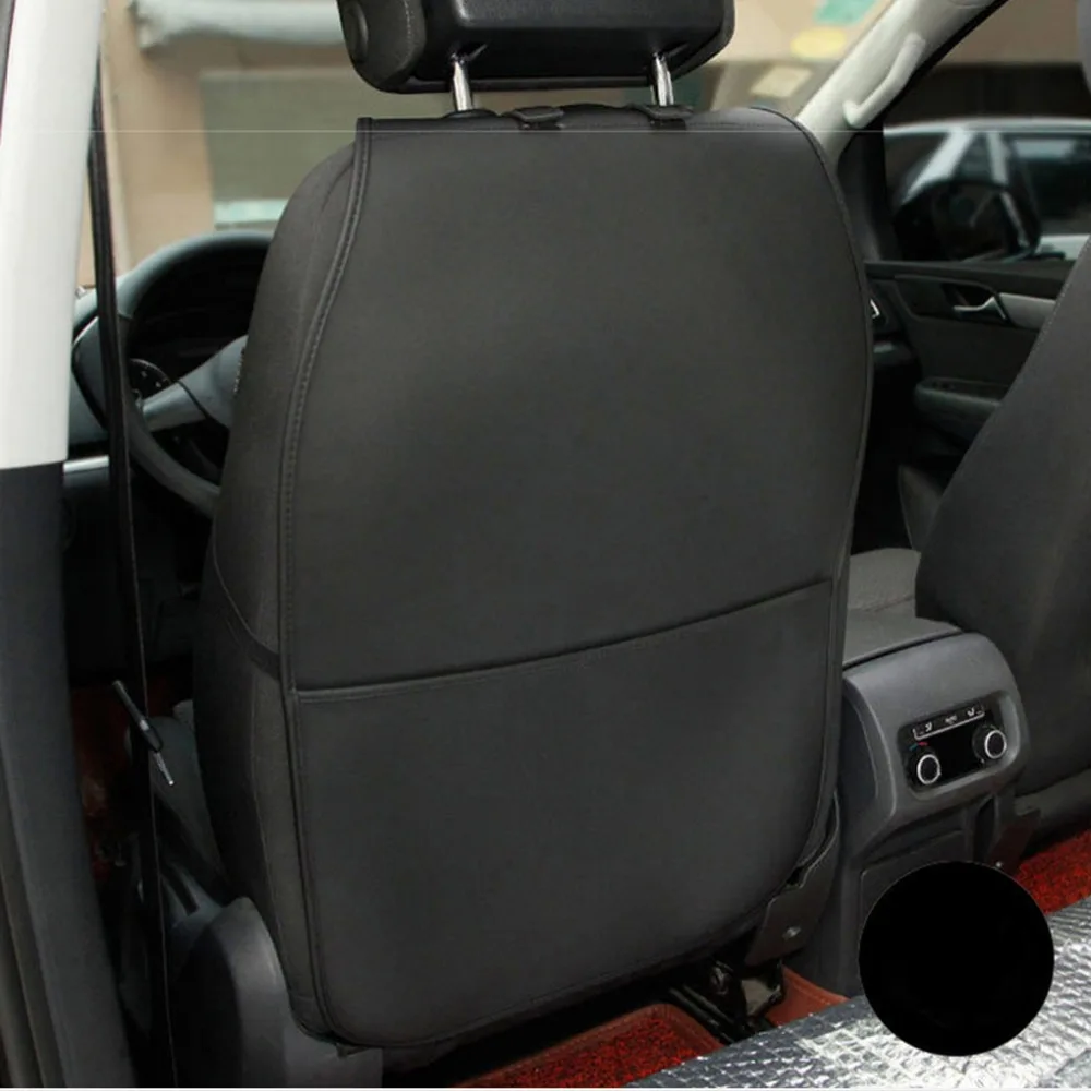 2017 PU leather Protective Anti Kicking Padded child car seat back Scuff dirt protection font b