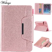 Wekays For Apple IPad Mini 3 2 1 Glitter Bling Leather Fundas Case For Coque IPad Mini 2 3 Tablet Cover Case For IPad Mini 7.9