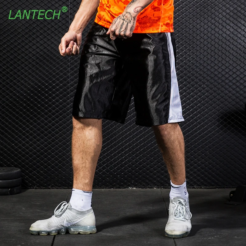 LANTECH мужские шорты Jogger для занятий фитнесом брюки модные повседневные дышащие