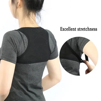 

Unisex Adjustable Therapy Posture Corrector Hunchbacked Back Shoulder Brace Support Correction Belt Pain Relief Health Care Tool