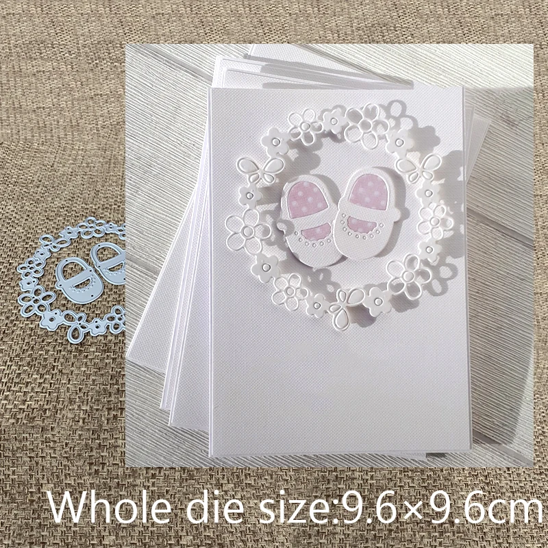 

New Design Craft Metal Cutting Die cut die Flower ring circle baby shoes scrapbooking Album Paper Card Craft Embossing Die Cuts