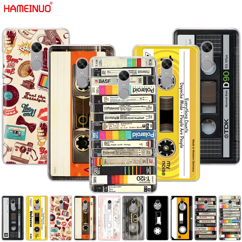 HAMEINUO RETRO CLASSIC CASSETTE Unique Design Cover phone Case for Xiaomi redmi 5 4 1 1s 2 3 3s pro PLUS redmi note 4 4X 4A 5A