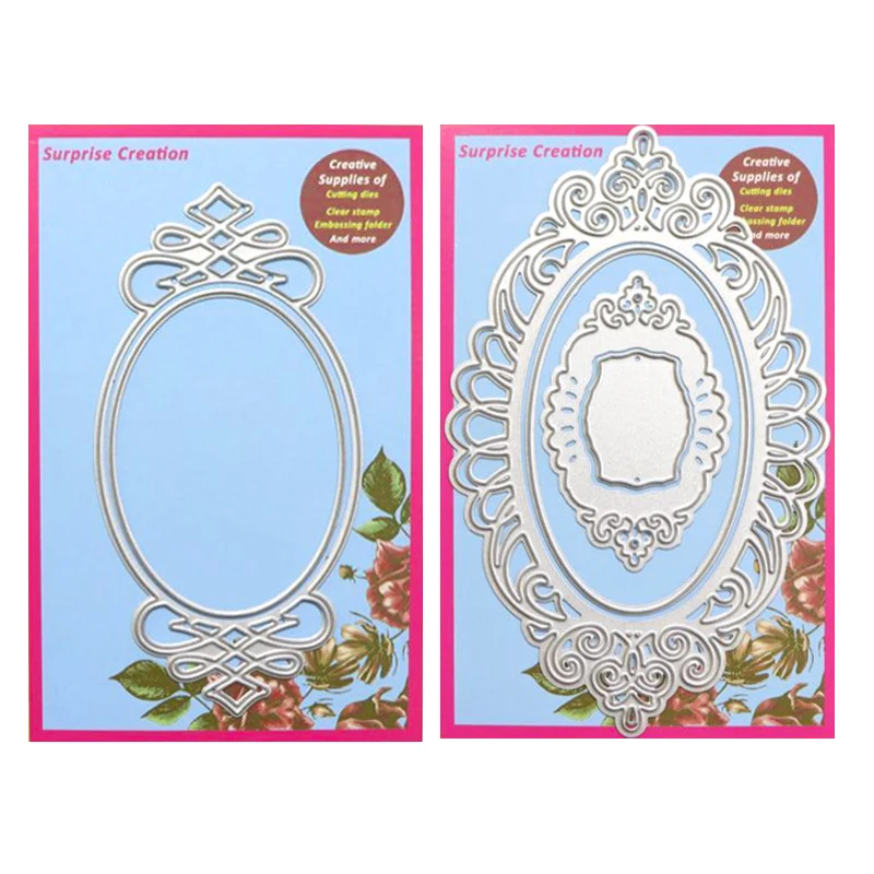 

Surprise Creation 2-Set Combination Victorian Oval & Ornate Label Cardmaking & Scrapbooking